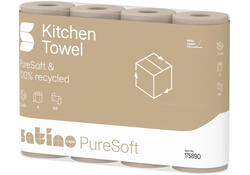Keukenrol Satino PureSoft 3-laags 4x64 vel naturel 175890
