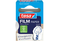 Plakband tesafilm papier 19mmx10m