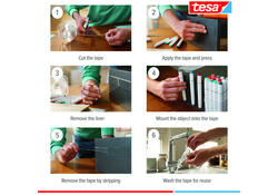 Plakband tesa Nano dubbelz 30mmx3m