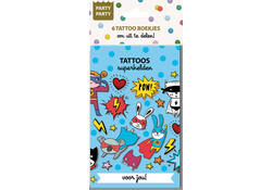 Party Party 6 Tattoo boekje Superhelden Interstat