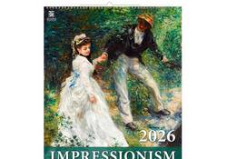 Kalender 2026 Helma 365 Grote Impressionistische Kunstkalender 520x450