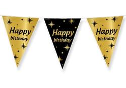 Classy Party flags foil Happy Birthday