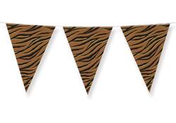 Party Flags foil Tiger Safari