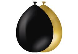 Balloons 10 pcs Gold and Black