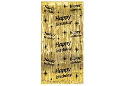 Classy Party Curtain Happy Birthday