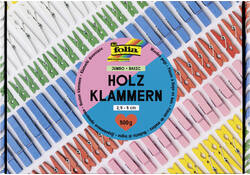 Wasknijpers Folia jumbo 500gram assorti