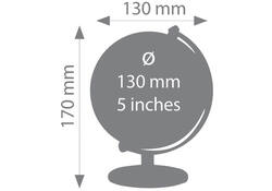 Globe Troika 13cm zwart-zilver