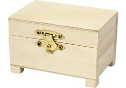 Schatkist Creativ Company 6x9x6cm hout
