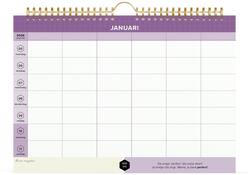 Familiekalender 2026 Lannoo 310x220 Mama Baas 7dagen/1pagina