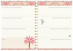 Agenda 2026 Lannoo 120x160 Exotic palms 7dagen/2pagina's zwart