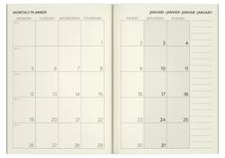 Agenda 2026 Lannoo pocket Flowers Bouquet 7dagen/2pagina's roze