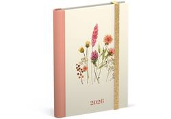 Agenda 2026 Lannoo 120x160 Flowers bouquet 7dagen/2pagina's wit