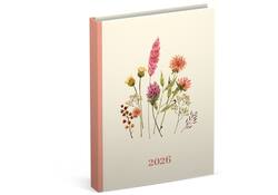 Agenda 2026 Lannoo pocket Flowers Bouquet 7dagen/2pagina's wit