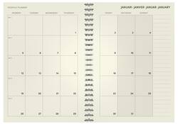 Familiekalender 2026 Lannoo A5 Bubblicious 7d/2p lila