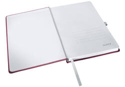 Notitieboek Leitz Style A5 lijn 160 pagina's 100gr rood