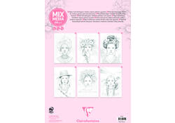 Kleurboek Clairefontaine Odelia A4 Vrouwen