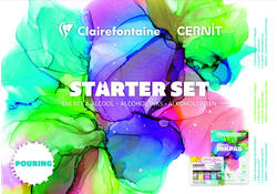Alcoholinkt Clairefontaine & Cernit starterset 8-delig