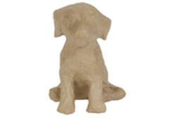 Figuur Décopatch hond 15x13x18cm