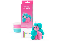 Klei Hey Clay eenhoorn set à 3 delen