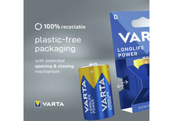 Batterij Varta Longlife Power 2x D