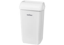 Afvalbak Satino open inworp 23 liter wit 332580