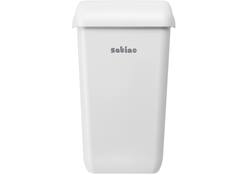 Afvalbak Satino open inworp 23 liter wit 332580