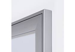 Vitrinebord Quantore luxe 8x A4 B1 gecertificeerd zilver