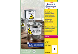Etiket Avery Zweckform L4775-100 210x297mm 100 etiketten