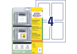 Positioneeretiket Avery Zweckform 8001 120x80mm bedrukt 20 etiketten