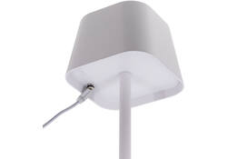 Tafellamp Securit Georgina LED oplaadbaar dimbaar wit