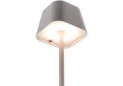 Tafellamp Securit Georgina LED oplaadbaar dimbaar wit