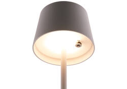 Tafellamp Securit MonteCarlo LED oplaadbaar dimbaar wit