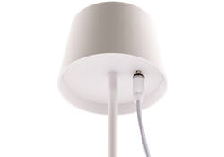 Tafellamp Securit MonteCarlo LED oplaadbaar dimbaar wit