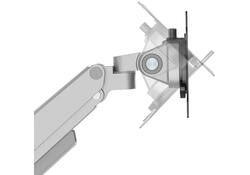 Monitorarm Neomounts NEXT Slim 1 scherm 35 inch zilver