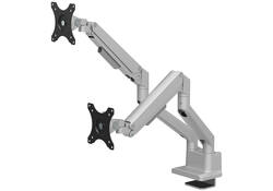 Monitorarm Neomounts NEXT Slim 2 schermen 32 inch zilver