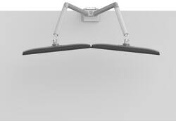 Monitorarm Neomounts NEXT Slim 2 schermen 32 inch zilver