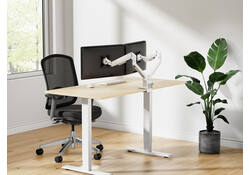Monitorarm Neomounts NEXT Slim 2 schermen 32 inch wit