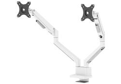 Monitorarm Neomounts NEXT Slim 2 schermen 32 inch wit