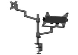Monitorarm + laptophouder Neomounts NEXT DS20 17-27'' zwart