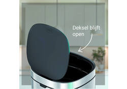 Afvalbak Desq Touch 30 liter RVS zilver