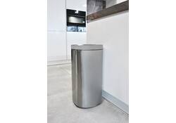 Afvalbak Desq Touch 50 liter RVS zilver