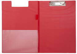 Klembordmap MAUL A4 staand PVC met penlus rood