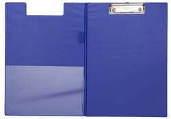 Klembordmap MAUL A4 staand PVC met penlus blauw