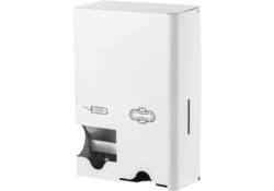 Dameshygiënedispenser MediQo-line klein RVS wit
