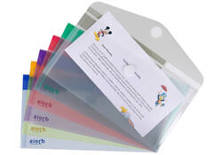 Enveloptas Djois Color Collection horizontaal 250x135mm assorti