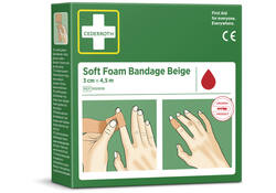 Bandage Cederroth Soft Foam 3cmx4,5m beige
