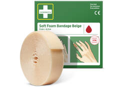 Bandage Cederroth Soft Foam 3cmx4,5m beige