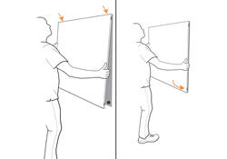 Whiteboard Nobo Infinity randloos 60x90cm
