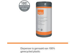 Whiteboardreinigingsdoekjes Nobo plasticvrij 100 stuks