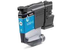 Inktcartridge Brother LC-521C blauw